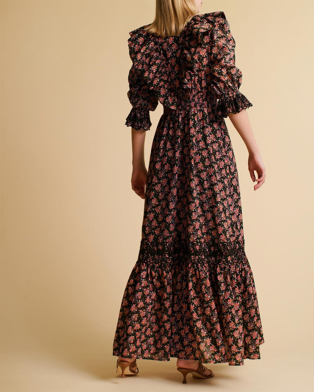 Cotton Slub Button Down Dress Cherry | Kjoler | Smuk - Dameklær på nett