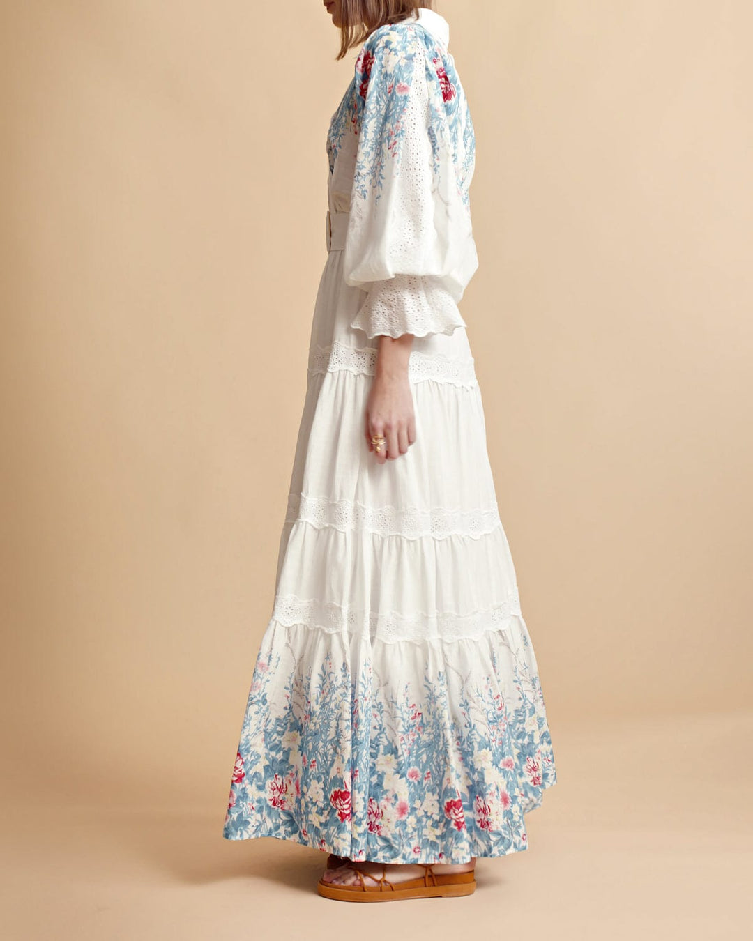 Cotton Slub Maxi Dress Blue Field | Kjoler | Smuk - Dameklær på nett