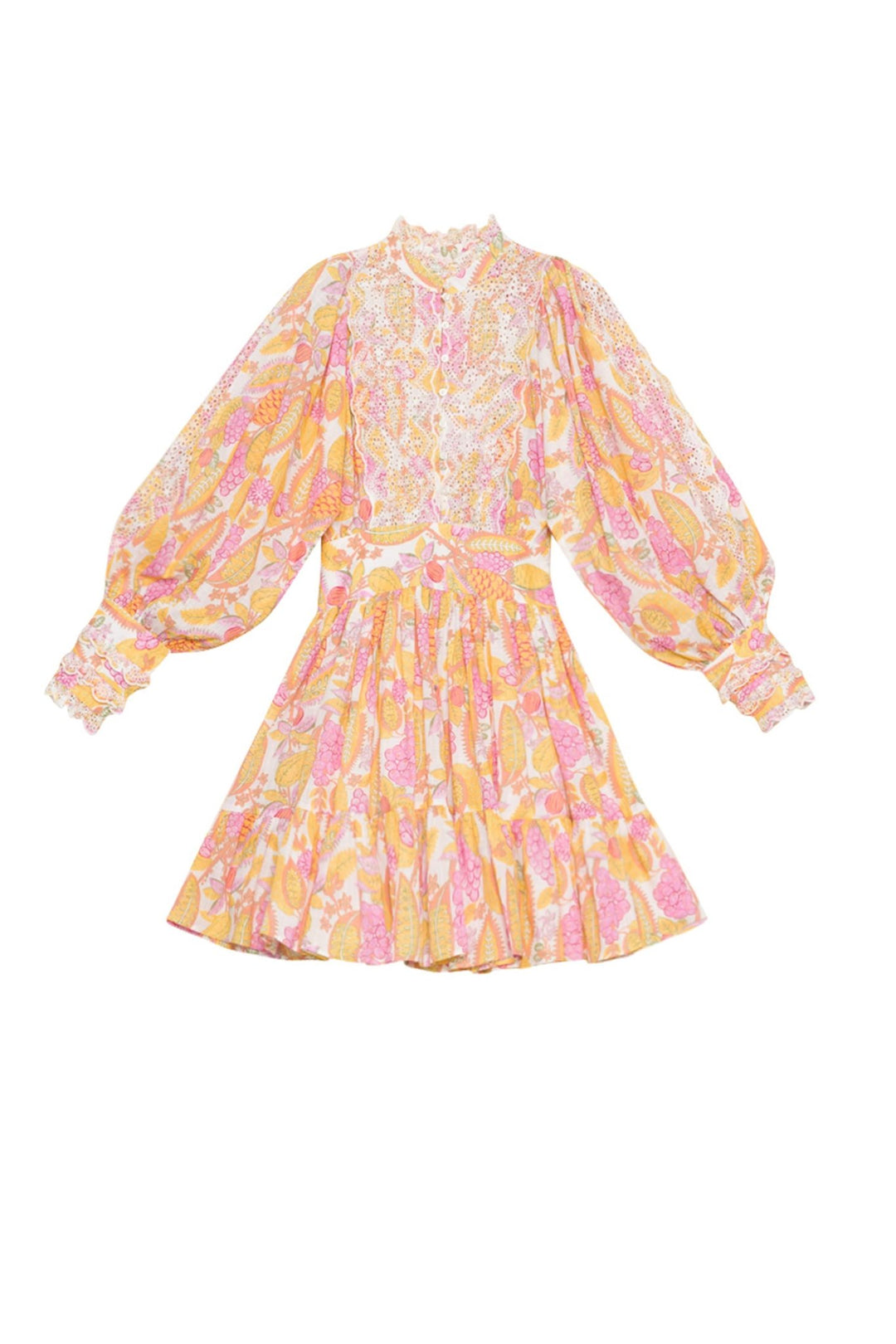Cotton Slub Mini Dress Grapes | Kjoler | Smuk - Dameklær på nett