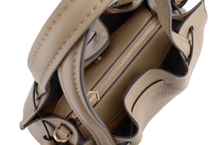 Cowhide Leather Medium Size Satchel Mastic | Vesker | Smuk - Dameklær på nett