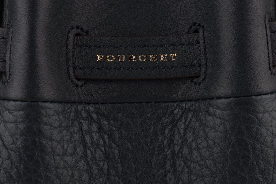 Cowhide leather nano satchel bag marine | Accessories | Smuk - Dameklær på nett