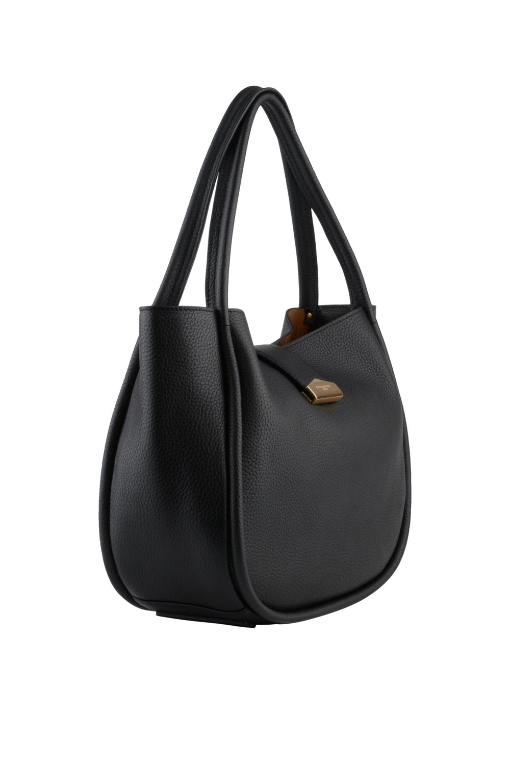 Cowhide Leather Shopping Bag Noir | Vesker | Smuk - Dameklær på nett