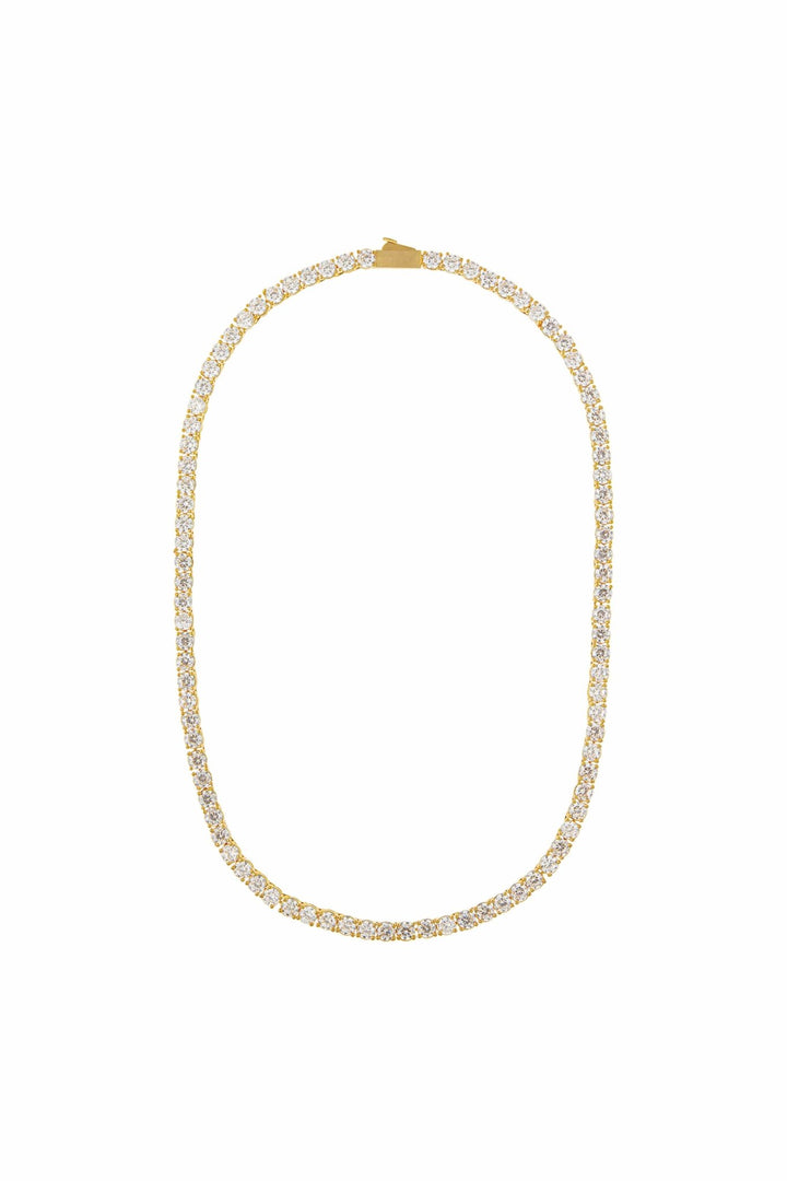 Crystal Cup Chain Necklace Pale Gold | Accessories | Smuk - Dameklær på nett
