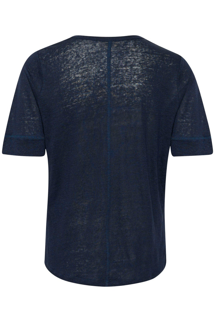 Curliespw T-Shirt Dark Navy | Topper | Smuk - Dameklær på nett