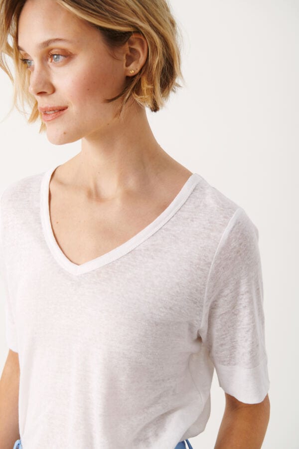 Curliespw Tshirt Bright White | Topper | Smuk - Dameklær på nett