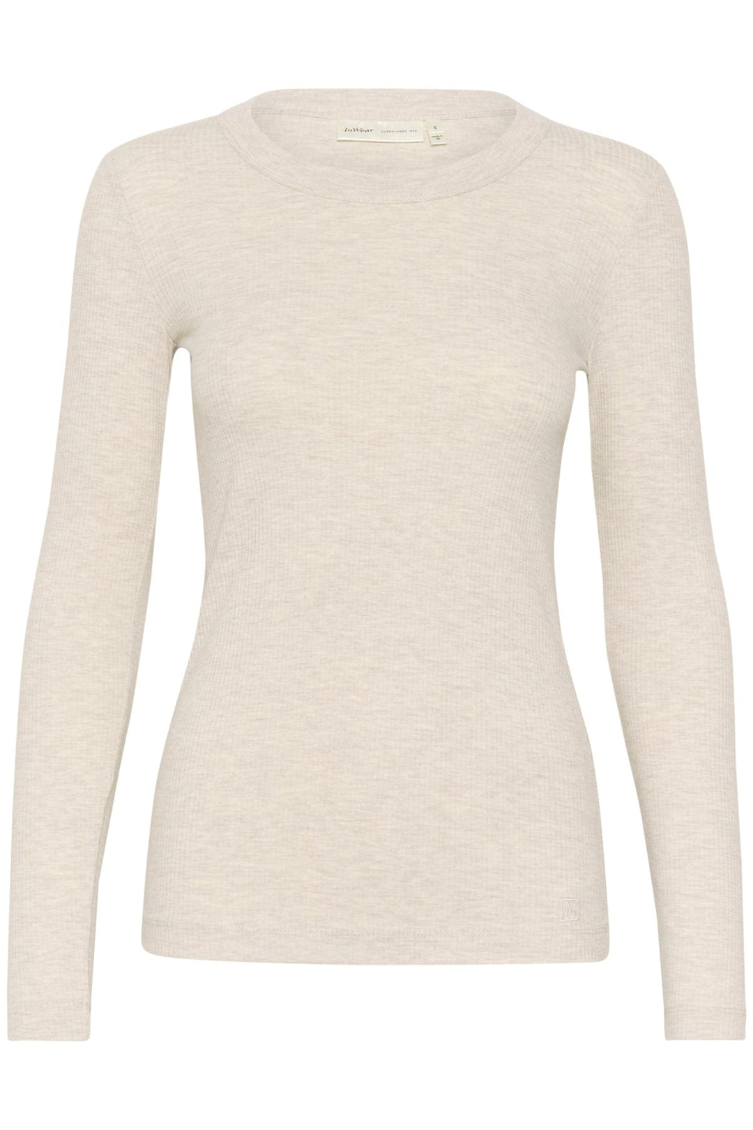Dagnaiw Melange T-Shirt Ls Ecru | Topper | Smuk - Dameklær på nett