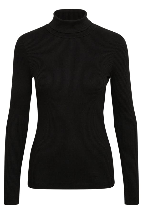 Dagnaiw Rollneck Ls Black | Topper | Smuk - Dameklær på nett