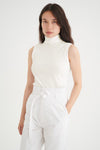 Dagnaiw Rollneck Top Whisper White