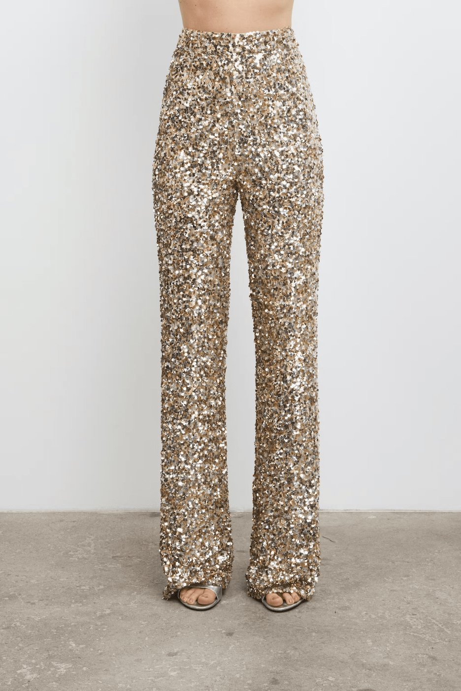 Dali Sequin Trouser Champagne | Bukser | Smuk - Dameklær på nett