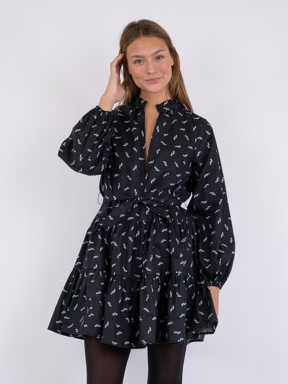Debbie Little Flower Dress Black | Kjoler | Smuk - Dameklær på nett