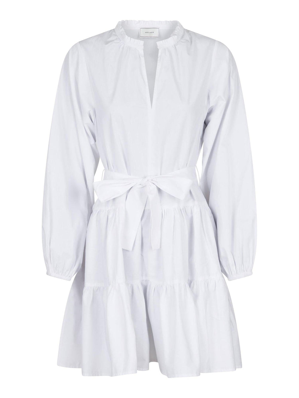 Debbie Poplin Dress White | Kjoler | Smuk - Dameklær på nett