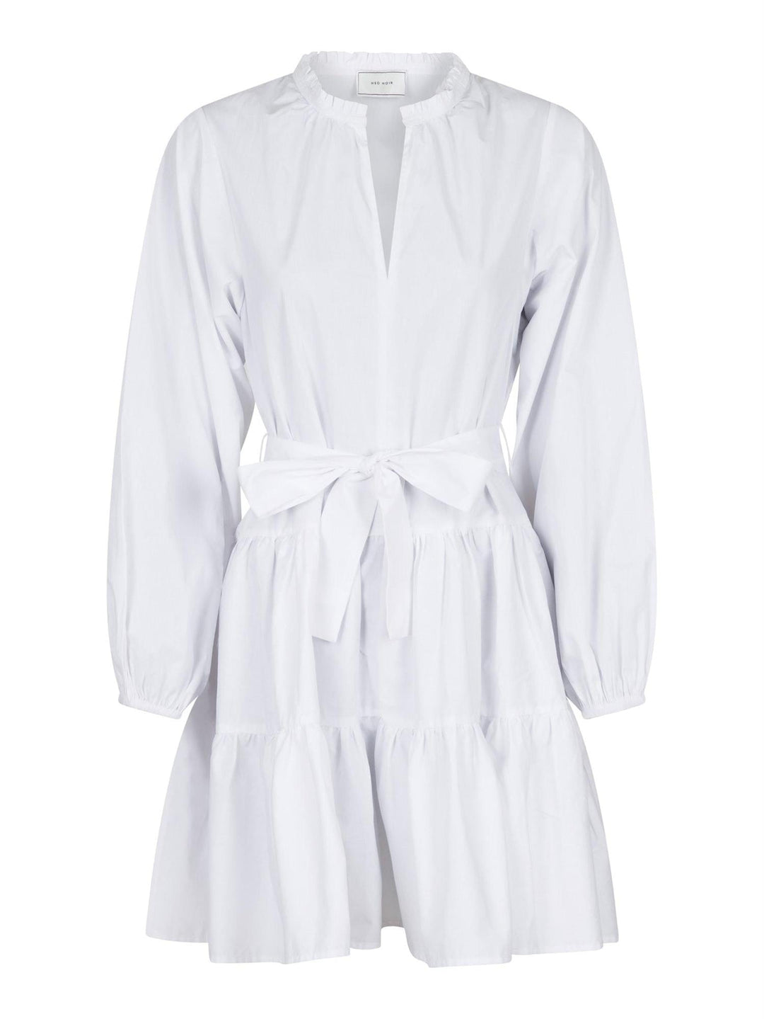 Debbie Poplin Dress White | Kjoler | Smuk - Dameklær på nett