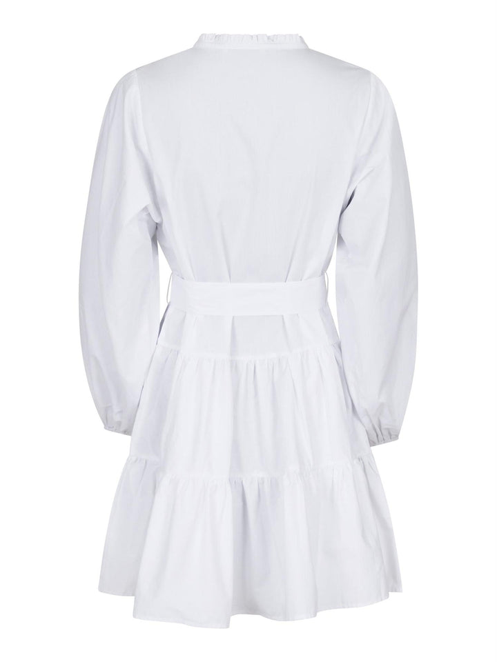 Debbie Poplin Dress White | Kjoler | Smuk - Dameklær på nett