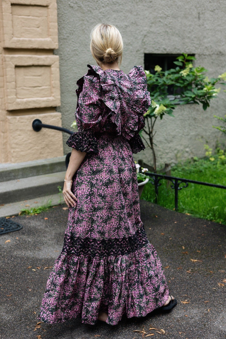 Dècorated Poplin Button Down Dress Petite Rose | Kjoler | Smuk - Dameklær på nett