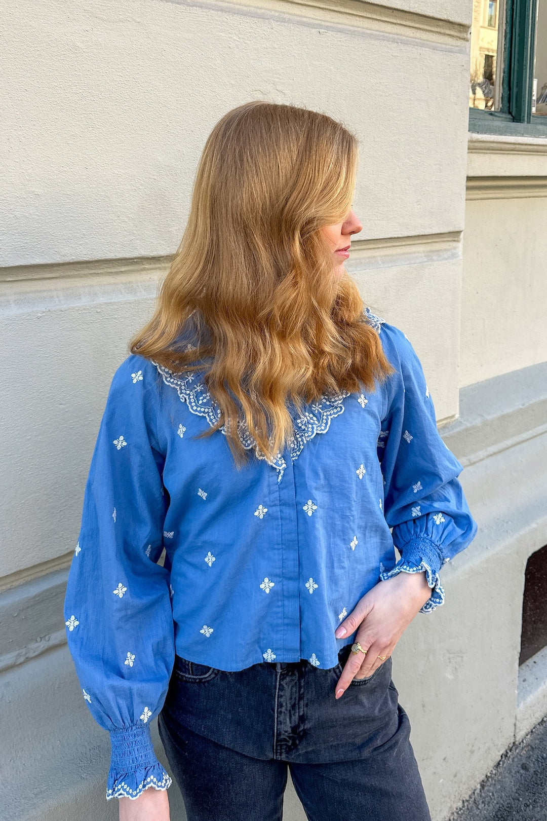 Degas Blouse Dusty Blue | Skjorter og bluser | Smuk - Dameklær på nett