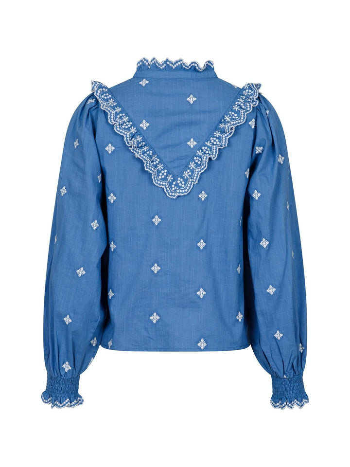 Degas Blouse Dusty Blue | Skjorter og bluser | Smuk - Dameklær på nett