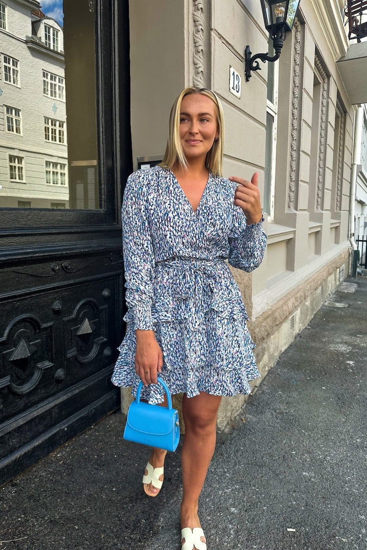 Dennie Color Haze Dress Blue | Kjoler | Smuk - Dameklær på nett