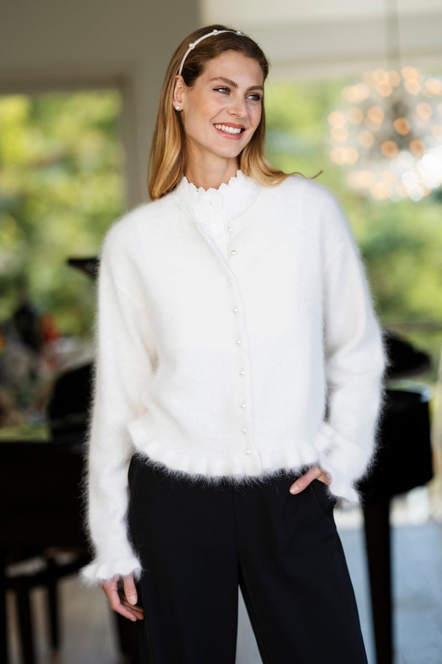Diana Cardigan Offwhite | Genser | Smuk - Dameklær på nett