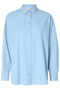 Dina-Sanni Ls Shirt  Cashmere Blue