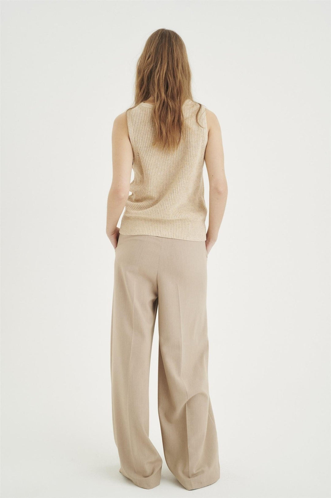 Disaiw Waistcoat Ecru | Genser | Smuk - Dameklær på nett