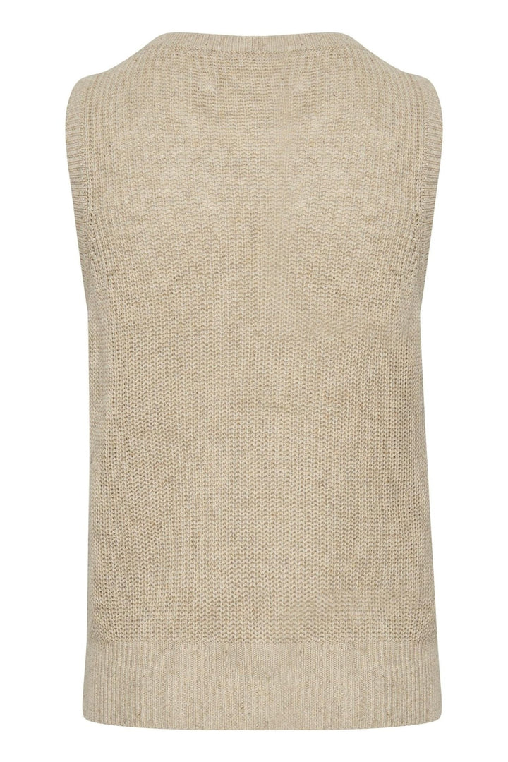 Disaiw Waistcoat Ecru | Genser | Smuk - Dameklær på nett