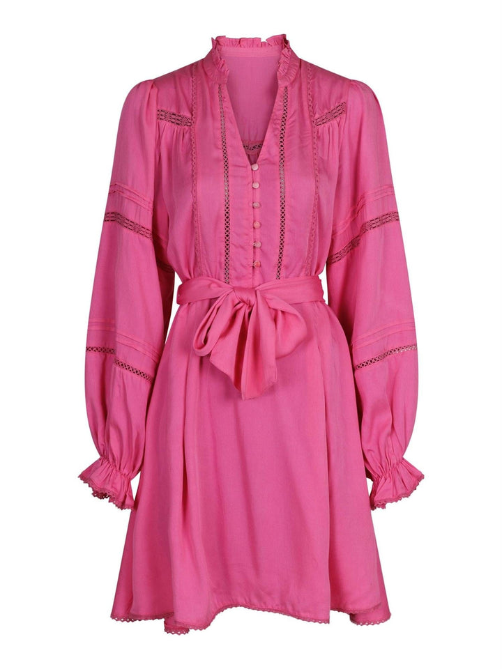 Ditte Satin Dress Pink | Kjoler | Smuk - Dameklær på nett