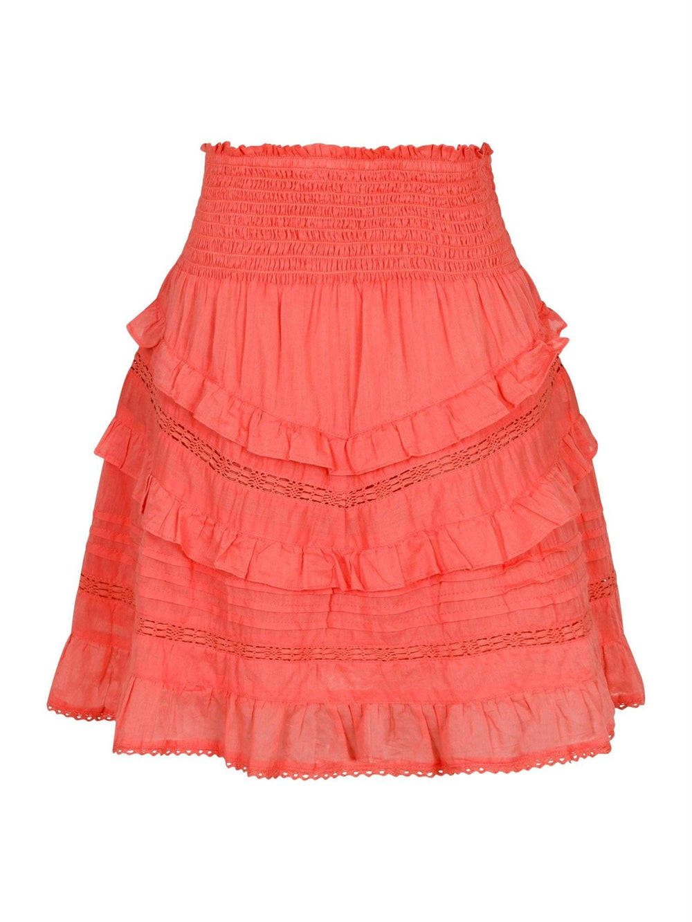 Donna S Voile Skirt Coral | Skjørt | Smuk - Dameklær på nett