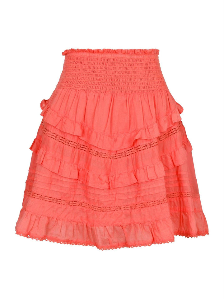 Donna S Voile Skirt Coral | Skjørt | Smuk - Dameklær på nett