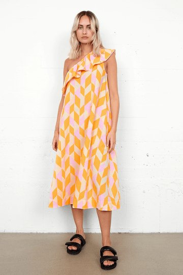 Dorit One Shoulder Dress | Kjoler | Smuk - Dameklær på nett