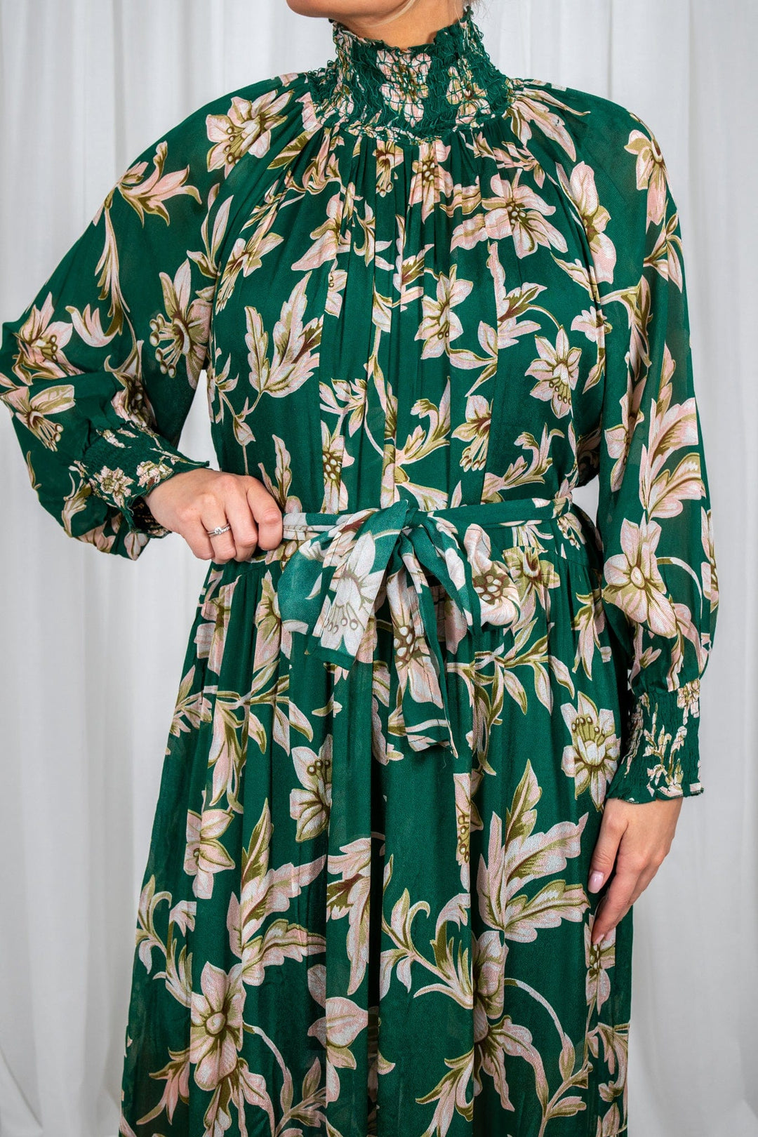 DRESS ALBA GREEN | Kjoler | Smuk - Dameklær på nett