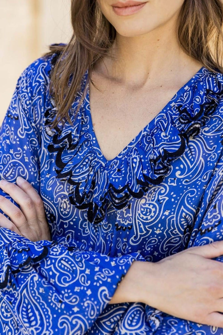 DRESS SANTANA BLUE | Kjoler | Smuk - Dameklær på nett