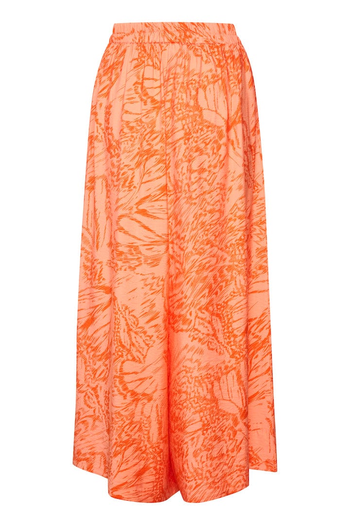 Dritaiw Pant Cantaloupe Big Abstract Butter | Bukser | Smuk - Dameklær på nett