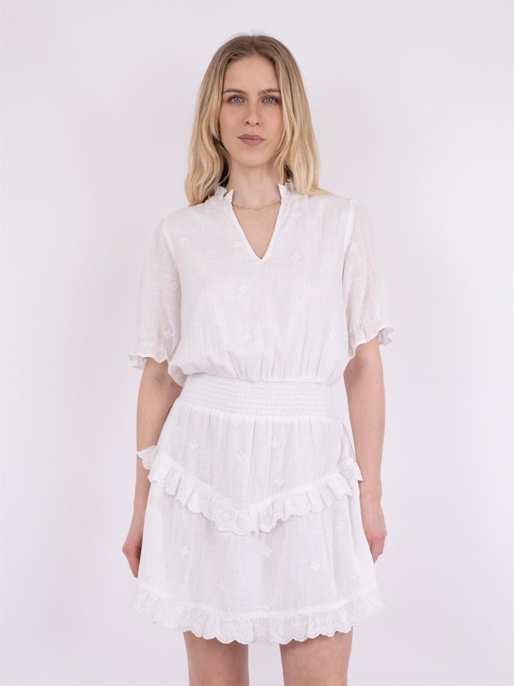 Dunham Dress White | Kjoler | Smuk - Dameklær på nett