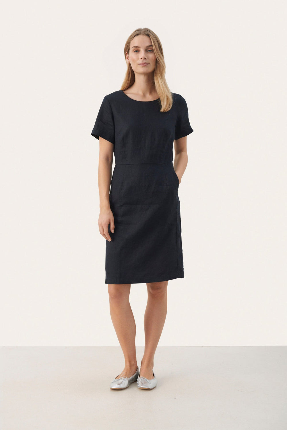 Eamarinapw Dress Dark Navy | Kjoler | Smuk - Dameklær på nett