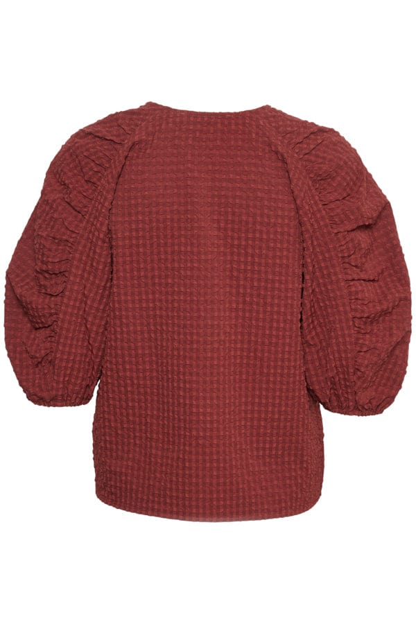 Edenaiw Top Cherry Mahogany | Skjorter og bluser | Smuk - Dameklær på nett