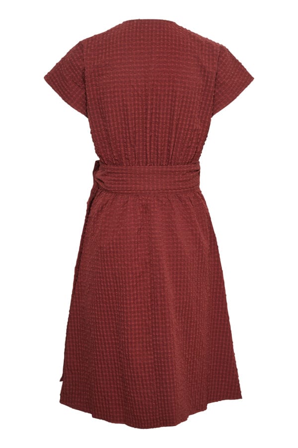 Edenaiw Wrap Dress Cherry Mahogany | Kjoler | Smuk - Dameklær på nett