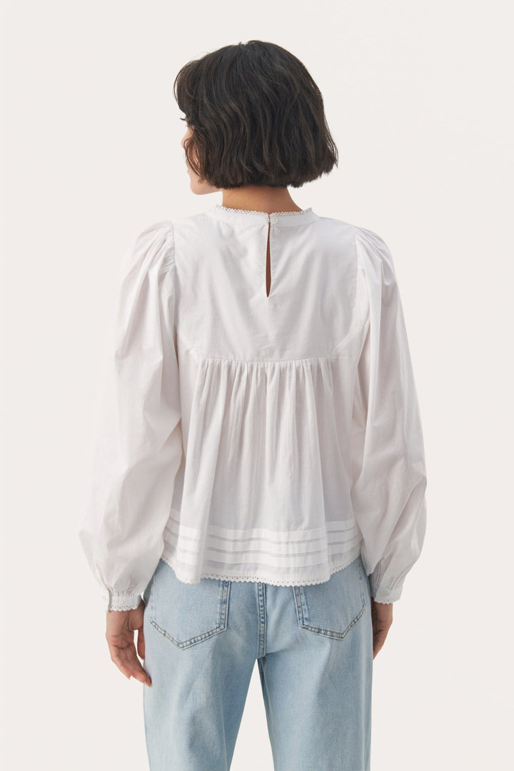 Editpw Blouse Bright White | Skjorter og bluser | Smuk - Dameklær på nett