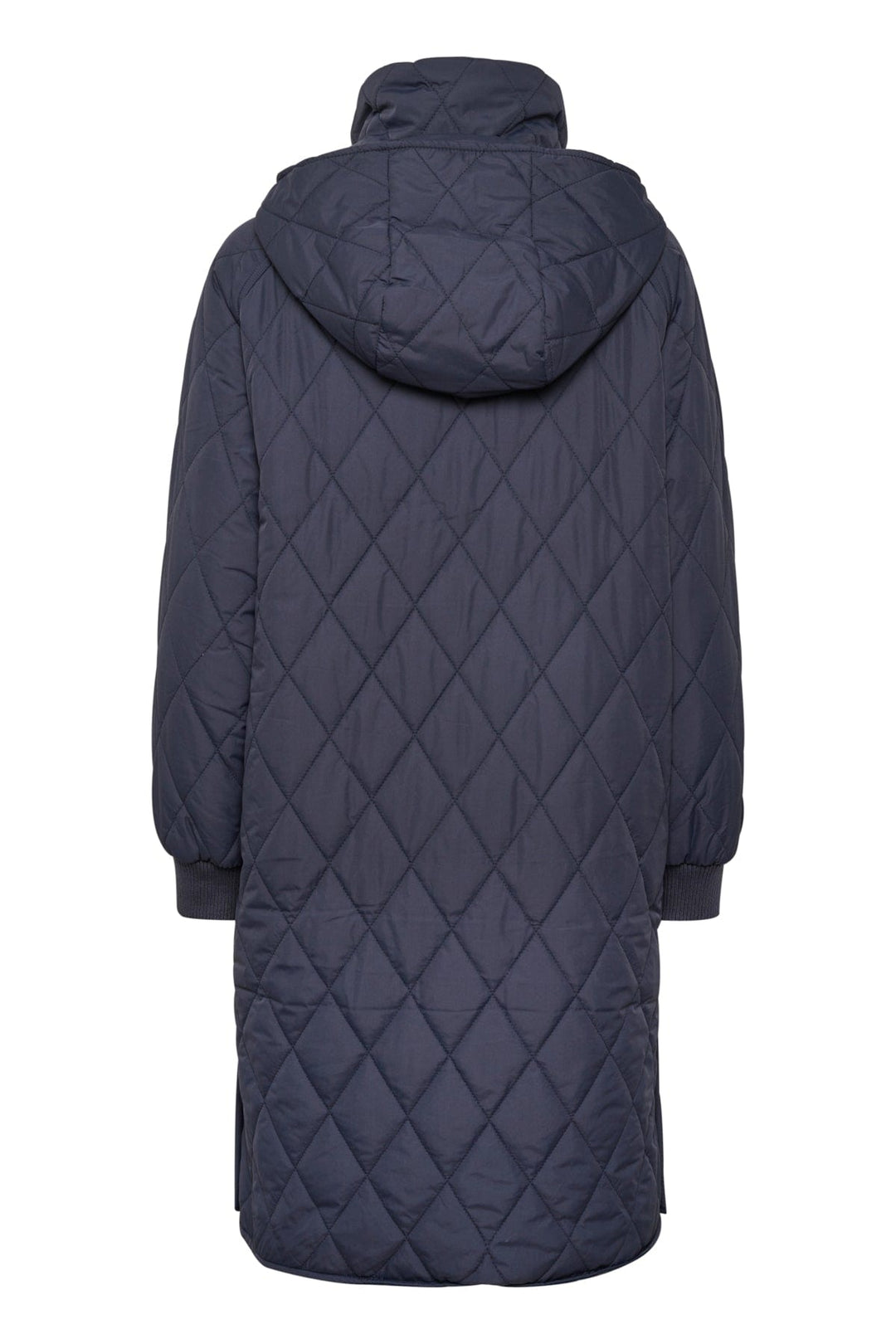 Ektraiw Hood Coat Marine Blue | Yttertøy | Smuk - Dameklær på nett