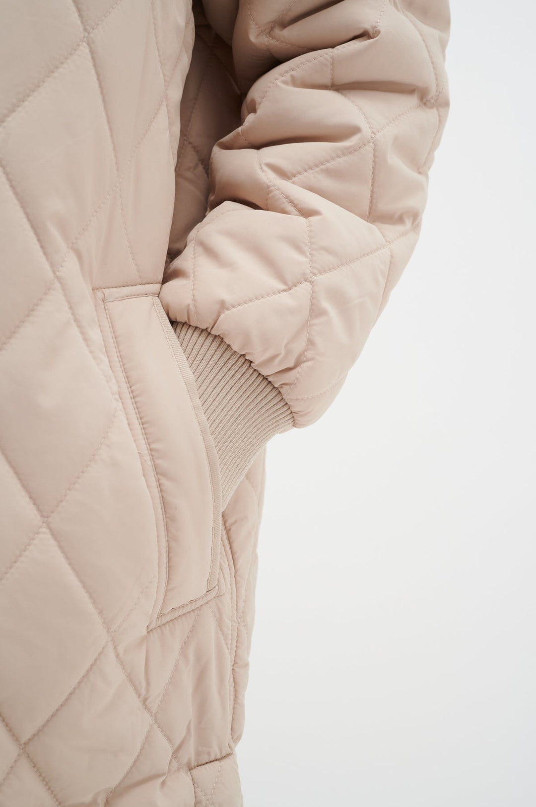 Ektraiw Hood Coat Sandstone | Yttertøy | Smuk - Dameklær på nett