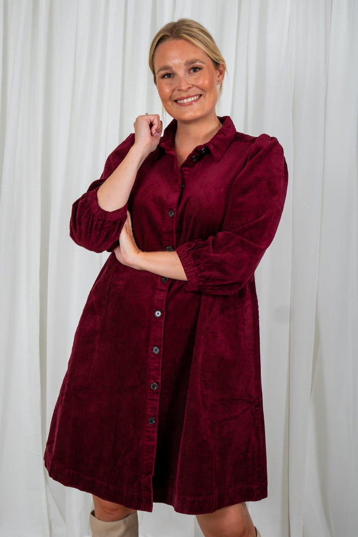 Eleinapw Dress Tawny Port | Kjoler | Smuk - Dameklær på nett