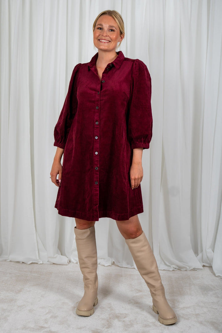 Eleinapw Dress Tawny Port | Kjoler | Smuk - Dameklær på nett