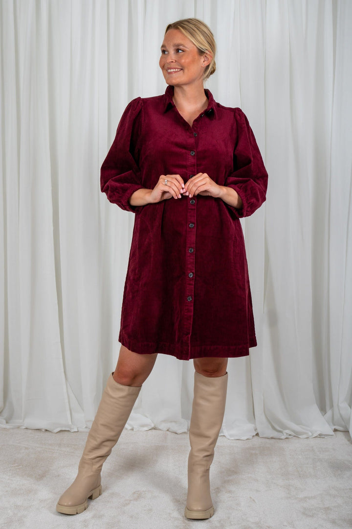 Eleinapw Dress Tawny Port | Kjoler | Smuk - Dameklær på nett