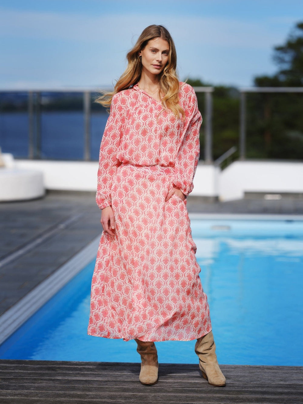 Elin Skirt Melon | Skjørt | Smuk - Dameklær på nett