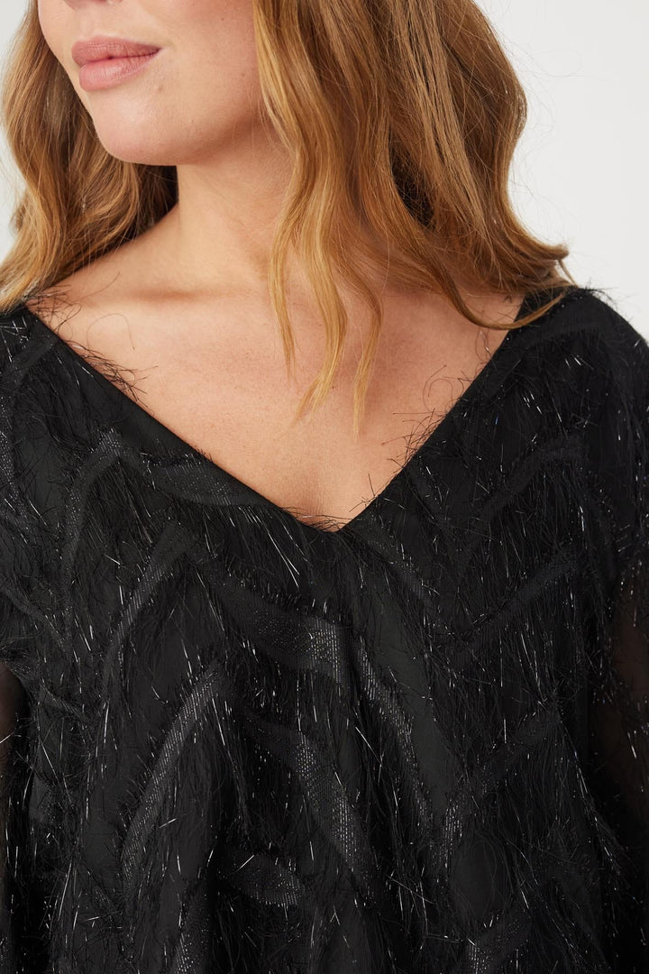Elina New Blouse Black | Skjorter og bluser | Smuk - Dameklær på nett