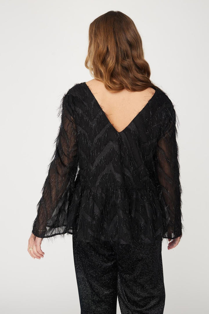 Elina New Blouse Black | Skjorter og bluser | Smuk - Dameklær på nett