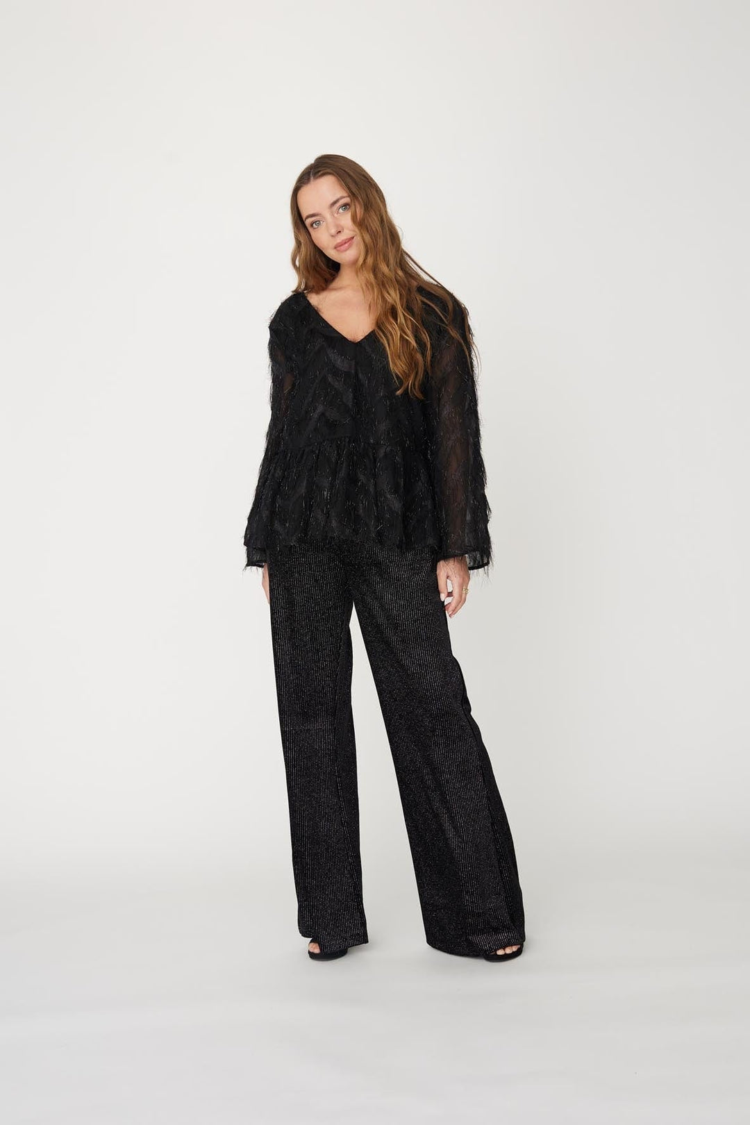 Elina New Blouse Black | Skjorter og bluser | Smuk - Dameklær på nett