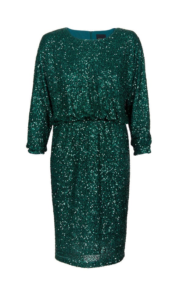 Elle Dress Bottle Green | Kjoler | Smuk - Dameklær på nett