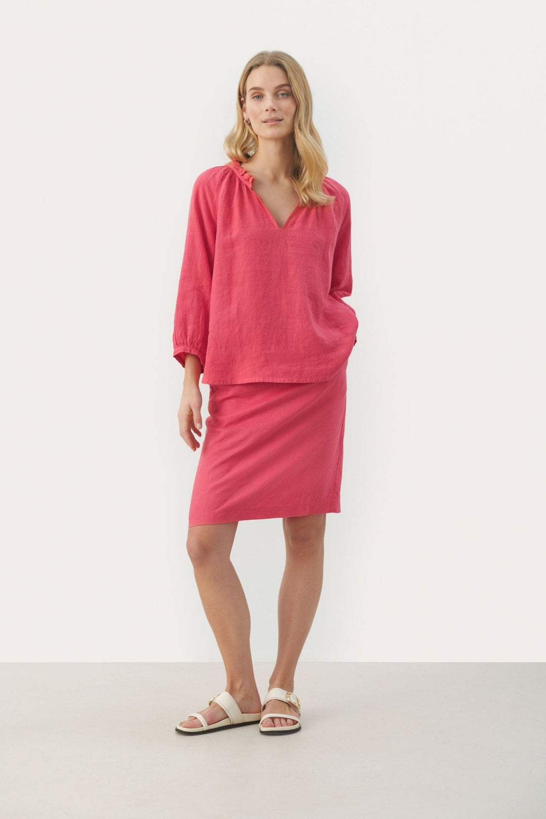 Elodypw Blouse Claret Red | Skjorter og bluser | Smuk - Dameklær på nett