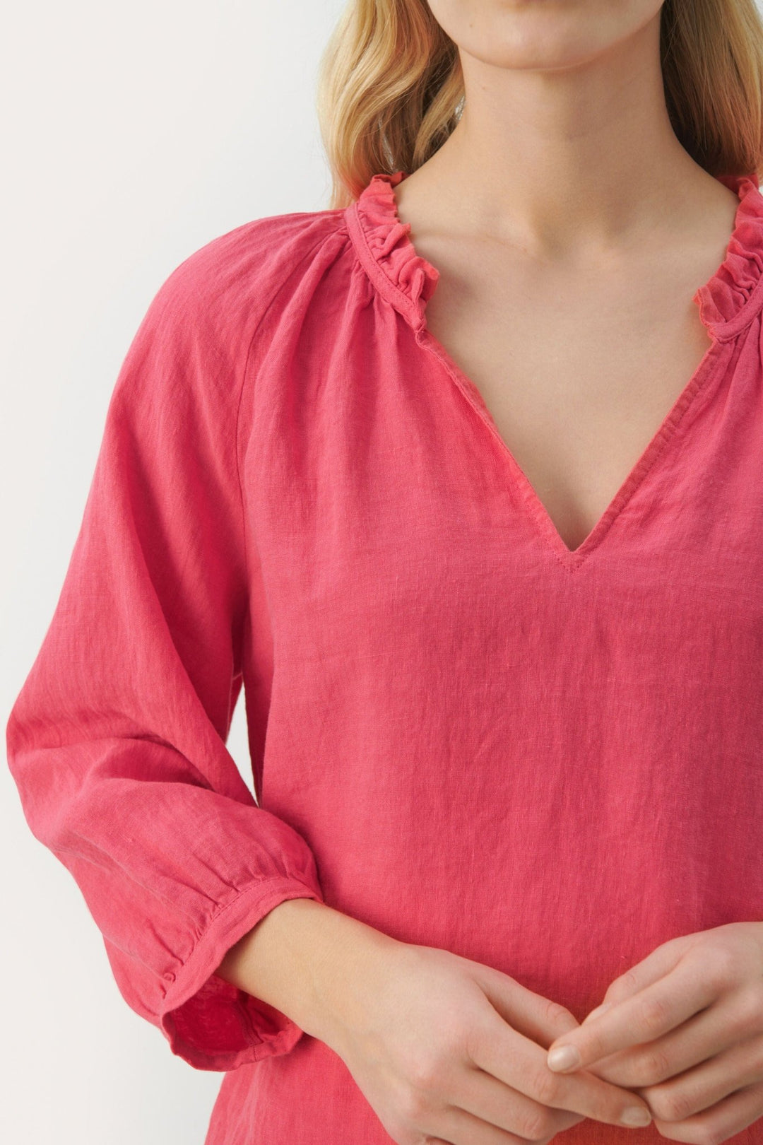 Elodypw Blouse Claret Red | Skjorter og bluser | Smuk - Dameklær på nett