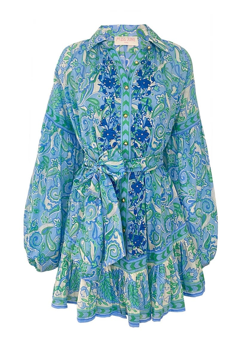 Elsa Dress Blue | Kjoler | Smuk - Dameklær på nett